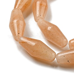 Натуральный красный авантюрин бисер нитей&nbsp;G-A223-A01-01