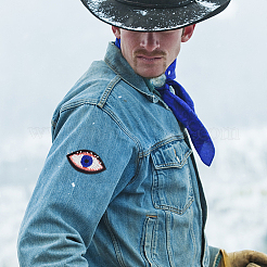 Вышитые аппликации в форме злого глаза&nbsp;DIY-WH0401-31