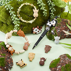 12шт 12 стиля пищевых экологически чистых силиконовых бусин&nbsp;SIL-GA0001-10