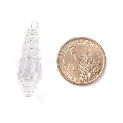 Стеклянные подвески из проволоки&nbsp;PALLOY-JF01311-01