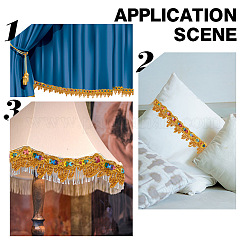 15 ярд филигранной гофрированной кружевной ленты&nbsp;OCOR-WH0077-81