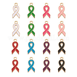 160шт 8 цвета сплава эмалевые подвески&nbsp;ENAM-CD0001-13