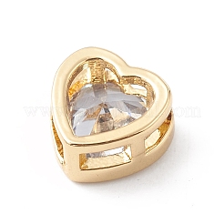 Многожильные звенья из прозрачного кубического циркония из латуни&nbsp;ZIRC-L100-136G