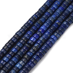 Нитки бусины из натурального ляписа-лазури G-Z110-A16-2x4mm