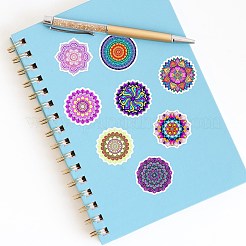 Мандала пластиковые наклейки из пвх&nbsp;LS-STIC-PW0005-04