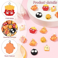 16шт 8 стиля непрозрачные подвески из смолы&nbsp;RESI-YW0003-16