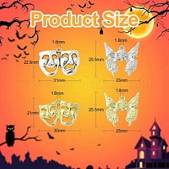 Подвески из сплава 20 шт.&nbsp;PALLOY-CJ0002-45