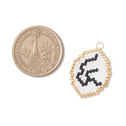 Подвески из стеклянных бусин с изображением двенадцати созвездий&nbsp;PALLOY-MZ00891-06