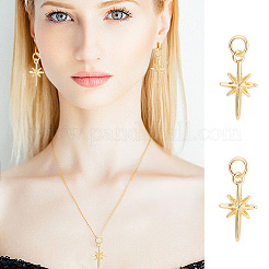 20шт латунные подвески&nbsp;KK-GO0001-01