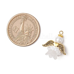 Подвески-ангелы из стеклянных бисеров&nbsp;PALLOY-MZ00713-01