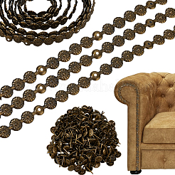 Полоски железных гвоздей&nbsp;FIND-WH0148-752AB