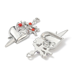 Подвески из сплава и страза&nbsp;FIND-L023-05P