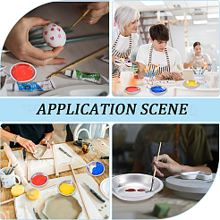 12 шт. поддон из нержавеющей стали 410&nbsp;AJEW-GF0011-85