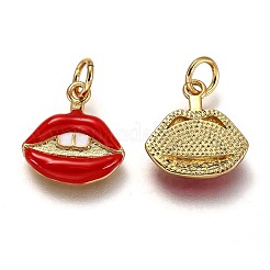 Латунь эмаль подвески&nbsp;KK-B026-23G