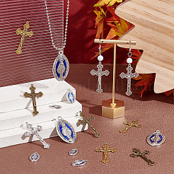 36 шт. 6 подвески из сплава цинка и эмалевые подвески&nbsp;PALLOY-AR0001-29