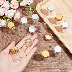 40 шт. 2-х цветные стеклянные бутылки-контейнеры для бусин&nbsp;CON-SC0001-06A