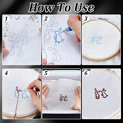 Pa бумага для переноса вышивки водорастворимая пленка&nbsp;DIY-WH0678-29
