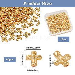 Бусины из сплава 80 шт.&nbsp;TIBEB-SP0001-14G