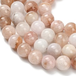 Натуральный розовый морганит бисер нитей&nbsp;G-H335-B01-10mm