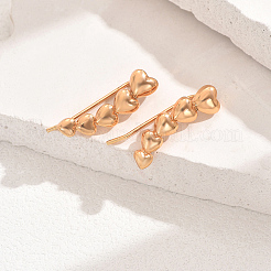 Латунные ушные клипсы&nbsp;DZ5635-3