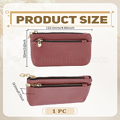 Кошельки из искусственной кожи на молнии&nbsp;ABAG-WH0048-35A