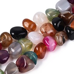 Природный агат бисер нитей&nbsp;G-T142-66