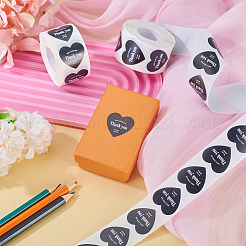 2 рулон сердца с наклейками-благодарностями&nbsp;DIY-TA0013-58B