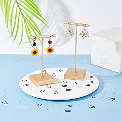 200 шт. 2-х цветные пластиковые крючки для сережек&nbsp;KY-SC0001-67