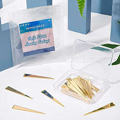 Латунные большие кулоны&nbsp;KK-BC0006-23G-NF