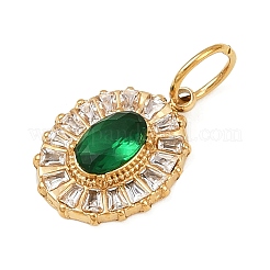 Подвески из нержавеющей стали 304 с микропаве из кубического циркония&nbsp;LS-STAS-K307-10G