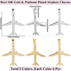 12шт 2 цвета латунные подвески&nbsp;KK-BBC0019-89