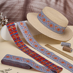 Ленты из полиэстера в этническом стиле&nbsp;OCOR-WH0105-108