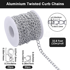 Набор для самостоятельного изготовления ожерелья из алюминиевых цепей-панцирей&nbsp;DIY-SP0001-13B-S