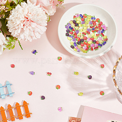 110 шт. 11 стиля фруктовых смоляных кабошонов&nbsp;MRMJ-SC0001-54