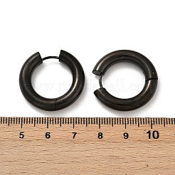 Серьги-кольца из нержавеющей стали 202 для полировки&nbsp;EJEW-M106-02EB-05