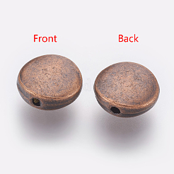 Сплавочные овальные бусины тибетского стиля &nbsp;X-RLF10214Y-NF