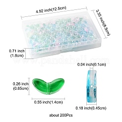 Прозрачные стеклянные бусины&nbsp;GLAA-FS0002-54A