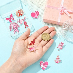 12 шт. 12 стиля эмалевых значков с информационными лентами&nbsp;JEWB-CJ0001-51