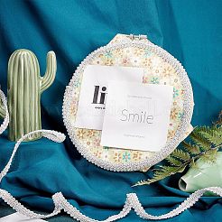 Тесьма из полиэстера с кружевной отделкой из сороконожки&nbsp;OCOR-FH0001-04