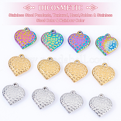 24 шт. подвески из нержавеющей стали 304 двух цветов&nbsp;STAS-DC0010-66