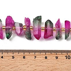 Гальванические природный кристалл кварца бусы пряди&nbsp;G-F800-D09