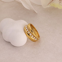 Кольца из нержавеющей стали 304 и искусственного жемчуга&nbsp;FS-WGF26B8-03