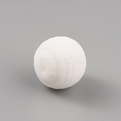 Пищевые экологически чистые силиконовые бусины&nbsp;LS-SIL-WH0008-12A