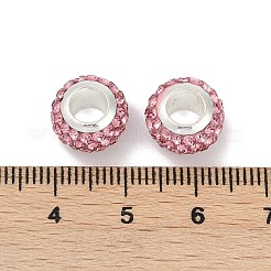 Сплав горный хрусталь глина паве бусины ALRI-D300-03S-12