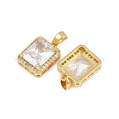 Латунные микро проложить кубического циркония подвески&nbsp;KK-K393-02G