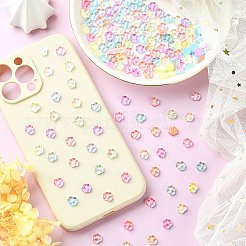 Кабошоны из смолы с принтом кошачьей лапы&nbsp;RESI-CJ0002-91