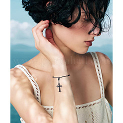 20шт 2 цвета регулируемый нейлоновый шнур для изготовления браслета&nbsp;BJEW-TA00674