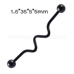 Длинные серьги-штанги из нержавеющей стали 304 для хрящей&nbsp;FS-WGA4435-09