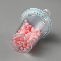 Прозрачные подвески в виде кошачьих ушей из смолы&nbsp;RESI-WH0021-65B