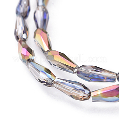 Стеклянные бусины с гальваническим покрытием &nbsp;EGLA-L015-HP-A03